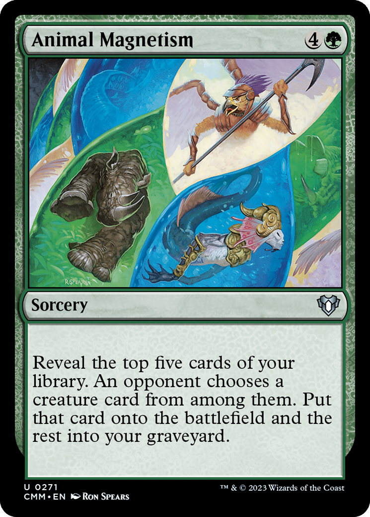 Animal Magnetism (CMM-271) - Commander Masters - Premium MTG Single from Wizards of the Coast - Just $0.08! Shop now at Game Crave Tournament Store
