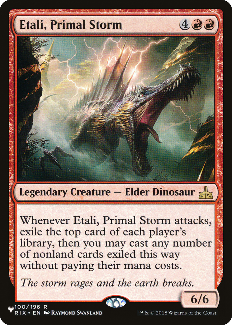 Etali, Primal Storm (PLIST-1051) - The List - Premium MTG Single from Wizards of the Coast - Just $0.09! Shop now at Game Crave Tournament Store