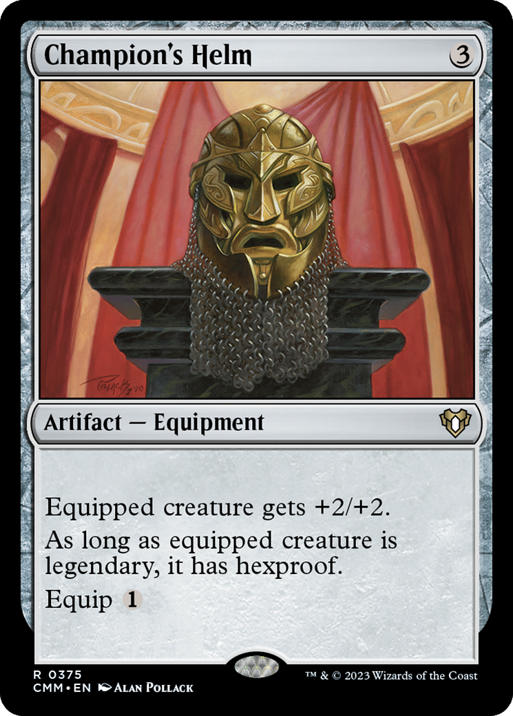 Champion's Helm (CMM-375) - Commander Masters - Premium MTG Single from Wizards of the Coast - Just $0.41! Shop now at Game Crave Tournament Store