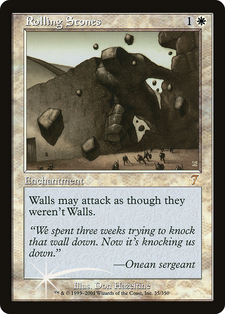 Rolling Stones (7ED-35★) - Seventh Edition Foil - Premium MTG Single from Wizards of the Coast - Just $8.76! Shop now at Game Crave Tournament Store