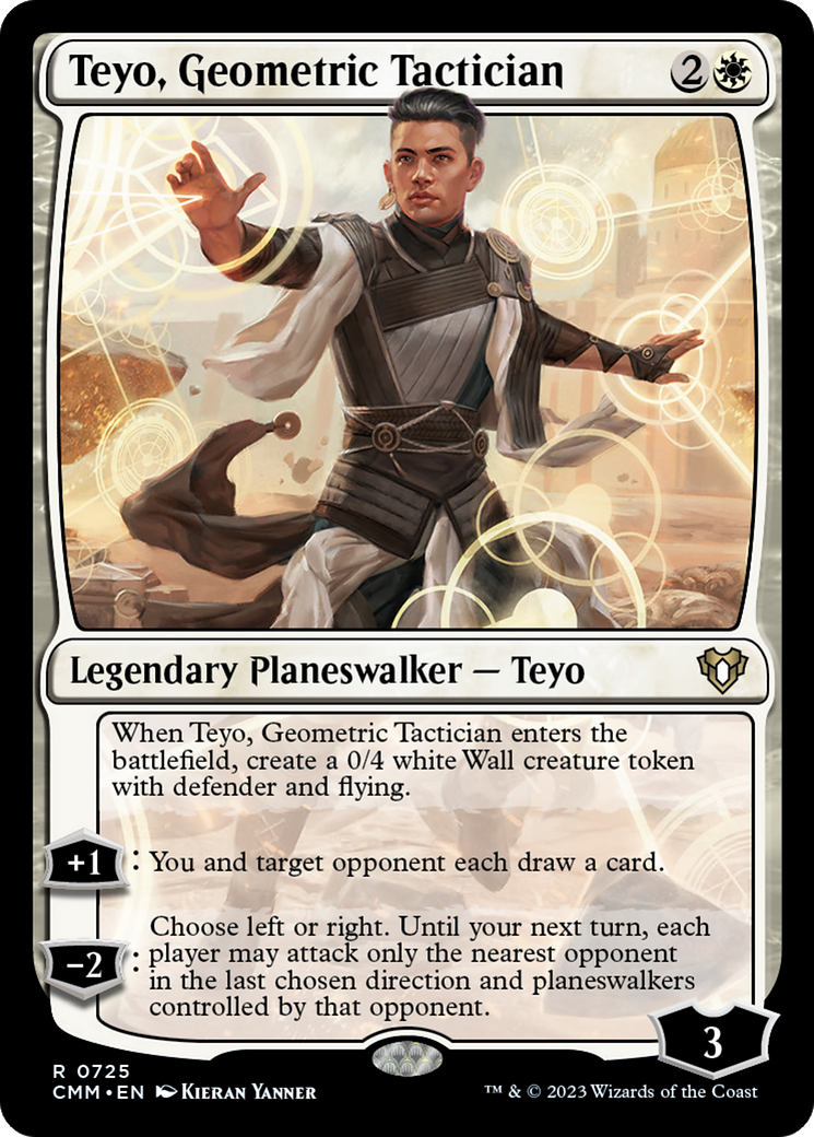 Teyo, Geometric Tactician (CMM-725) - Commander Masters - Premium MTG Single from Wizards of the Coast - Just $0.71! Shop now at Game Crave Tournament Store