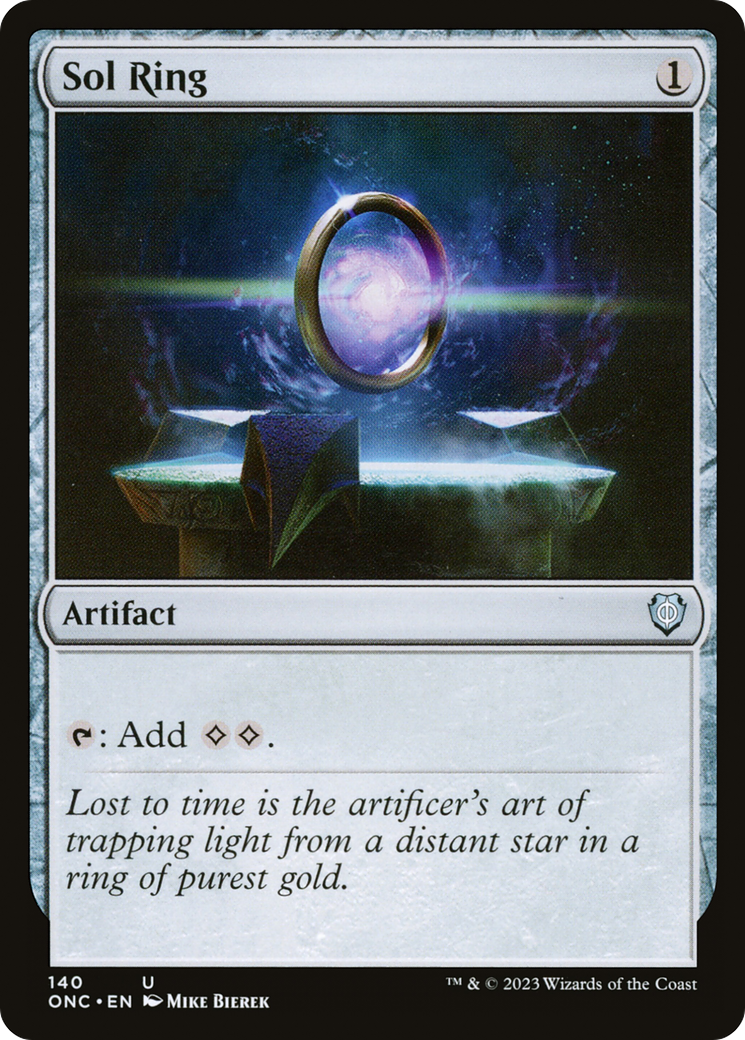 Sol Ring (ONC-140) - Phyrexia: All Will Be One Commander - Premium MTG Single from Wizards of the Coast - Just $0.98! Shop now at Game Crave Tournament Store