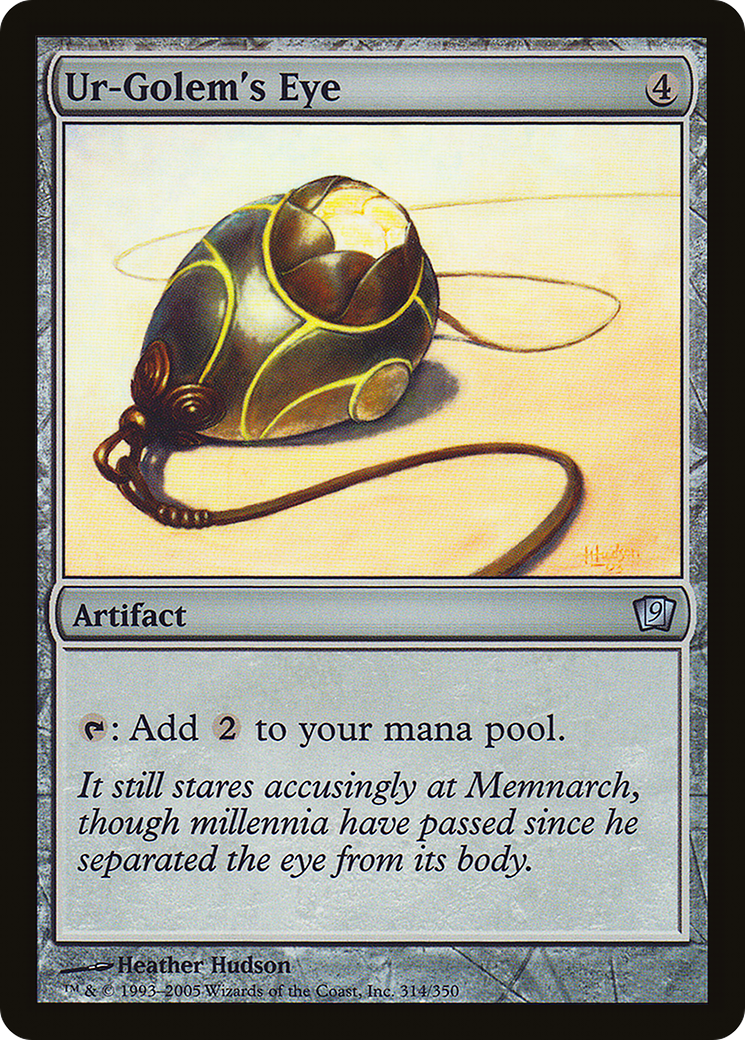 Ur-Golem's Eye (9ED-314★) - Ninth Edition Foil - Premium MTG Single from Wizards of the Coast - Just $2.40! Shop now at Game Crave Tournament Store