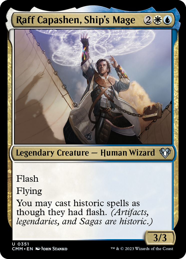 Raff Capashen, Ship's Mage (CMM-351) - Commander Masters - Premium MTG Single from Wizards of the Coast - Just $0.25! Shop now at Game Crave Tournament Store