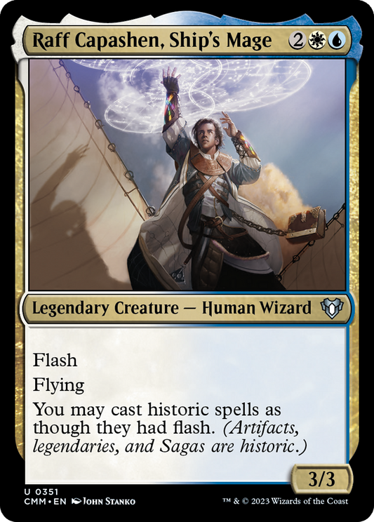Raff Capashen, Ship's Mage (CMM-351) - Commander Masters - Premium MTG Single from Wizards of the Coast - Just $0.25! Shop now at Game Crave Tournament Store