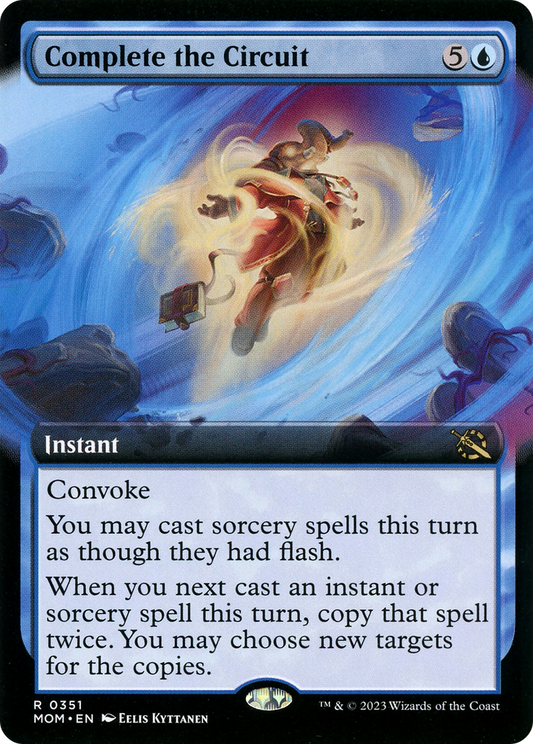 Complete the Circuit (MOM-351) - March of the Machine: (Extended Art) - Premium MTG Single from Wizards of the Coast - Just $0.25! Shop now at Game Crave Tournament Store