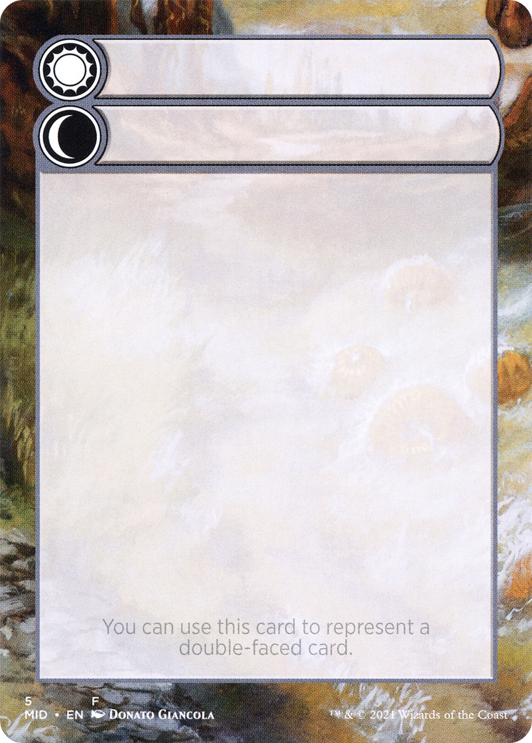 Double-Faced Substitute Card (SMID-005) - Innistrad: Midnight Hunt Substitute Cards - Premium MTG Single from Wizards of the Coast - Just $0! Shop now at Game Crave Tournament Store