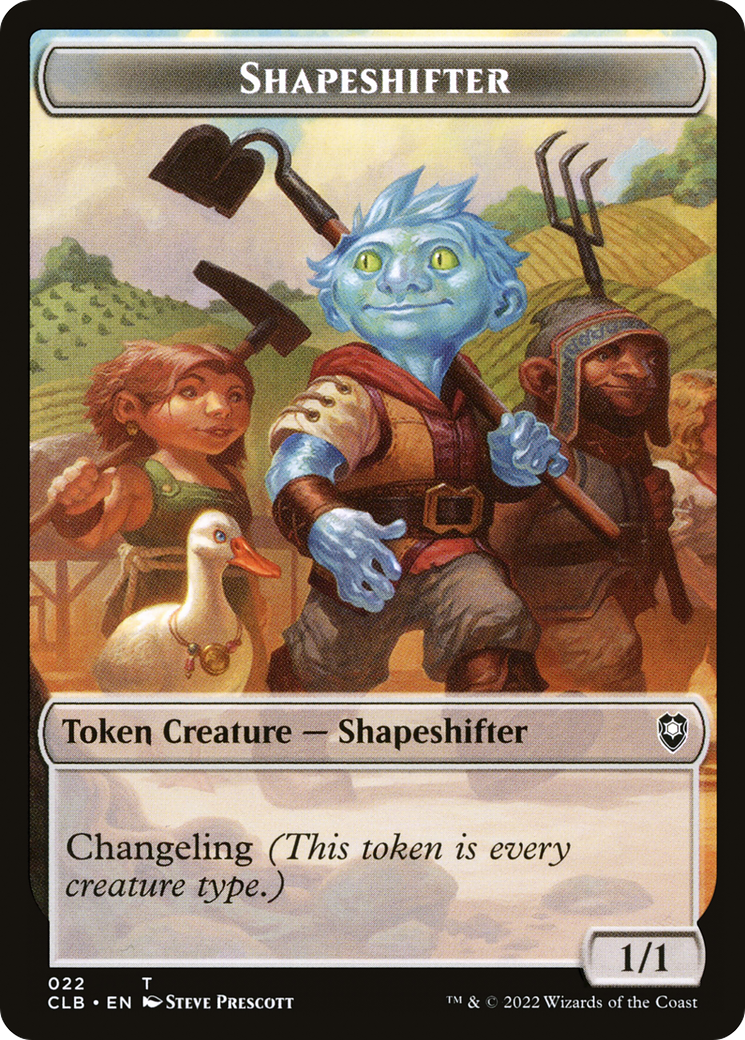 Shapeshifter (TCLB-022) - Battle for Baldur's Gate Tokens - Premium MTG Single from Wizards of the Coast - Just $0! Shop now at Game Crave Tournament Store