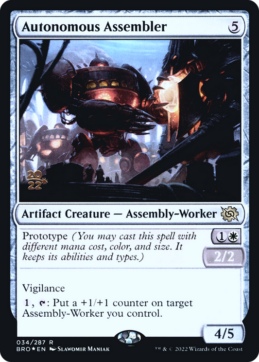 Autonomous Assembler (PBRO-34S) - The Brothers' War Promos Foil - Premium MTG Single from Wizards of the Coast - Just $0.08! Shop now at Game Crave Tournament Store