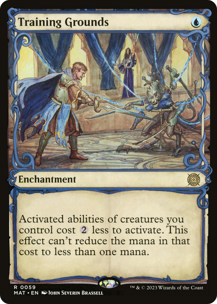 Training Grounds (MAT-059) - March of the Machine: The Aftermath: (Showcase) Foil - Premium MTG Single from Wizards of the Coast - Just $1.22! Shop now at Game Crave Tournament Store