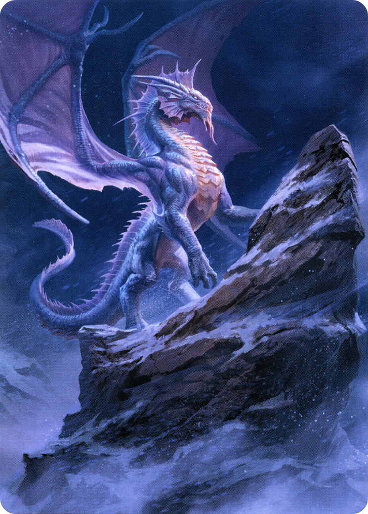 Ancient Silver Dragon // Ancient Silver Dragon (ACLB-006) - Battle for Baldur's Gate Art Series (Borderless) Foil - Premium MTG Single from Wizards of the Coast - Just $0! Shop now at Game Crave Tournament Store