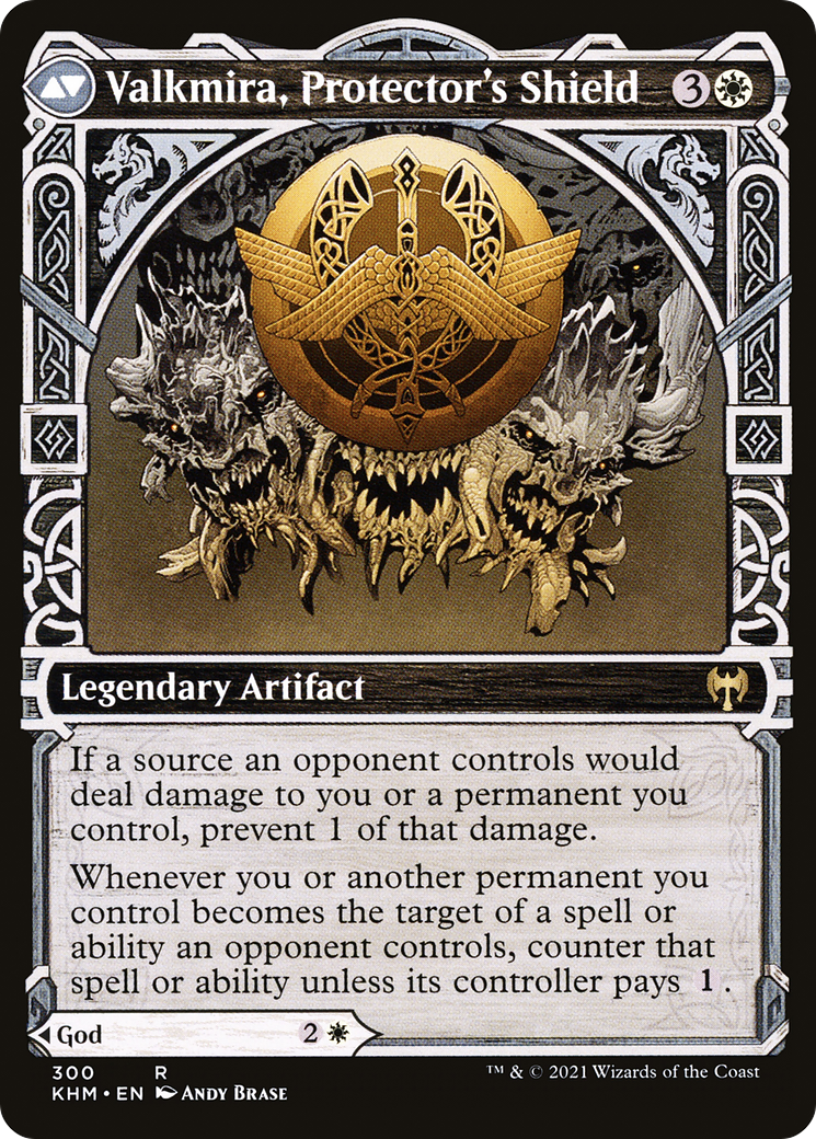 Reidane, God of the Worthy // Valkmira, Protector's Shield (KHM-300) - Kaldheim: (Showcase) - Premium MTG Single from Wizards of the Coast - Just $0.08! Shop now at Game Crave Tournament Store
