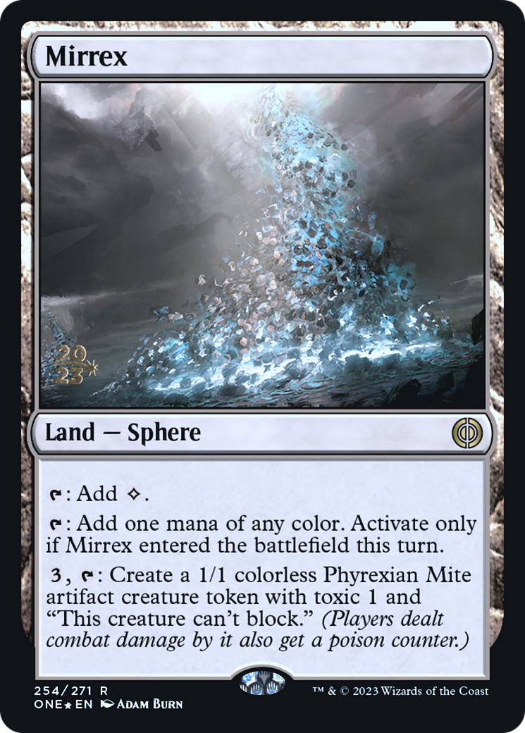 Mirrex (PONE-254S) - Phyrexia: All Will Be One Promos Foil - Premium MTG Single from Wizards of the Coast - Just $0.92! Shop now at Game Crave Tournament Store