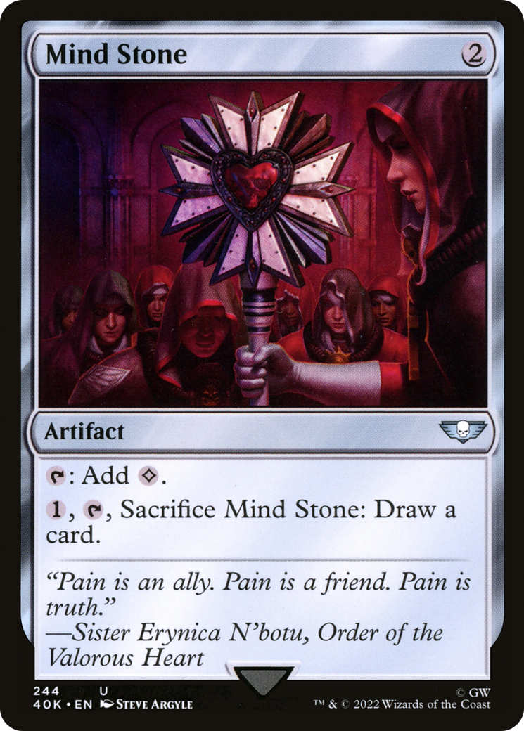 Mind Stone (40K-244) - Warhammer 40,000 Commander - Premium MTG Single from Wizards of the Coast - Just $0.08! Shop now at Game Crave Tournament Store