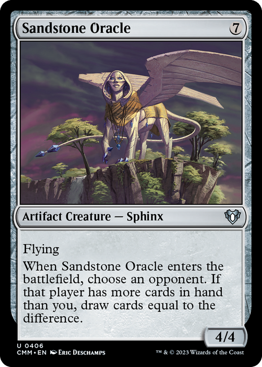 Sandstone Oracle (CMM-406) - Commander Masters - Premium MTG Single from Wizards of the Coast - Just $0.08! Shop now at Game Crave Tournament Store