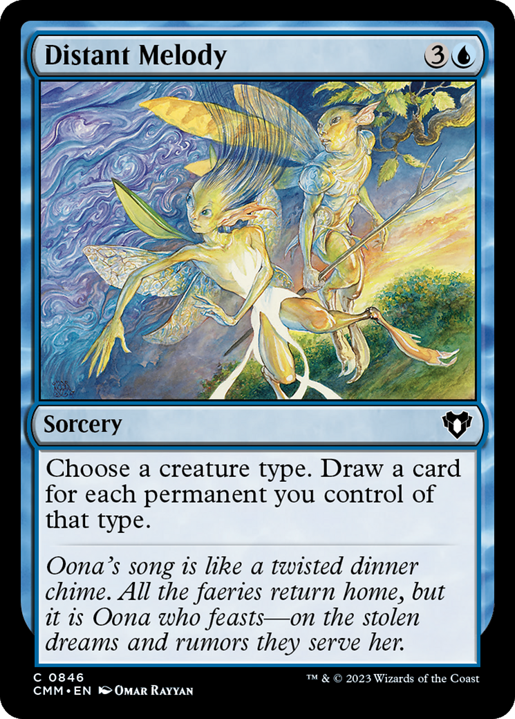 Distant Melody (CMM-846) - Commander Masters - Premium MTG Single from Wizards of the Coast - Just $0.17! Shop now at Game Crave Tournament Store
