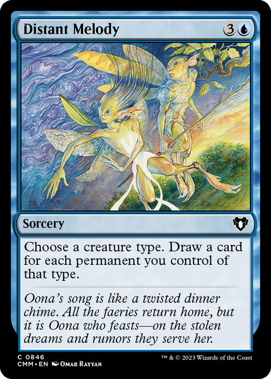 Distant Melody (CMM-846) - Commander Masters - Premium MTG Single from Wizards of the Coast - Just $0.17! Shop now at Game Crave Tournament Store