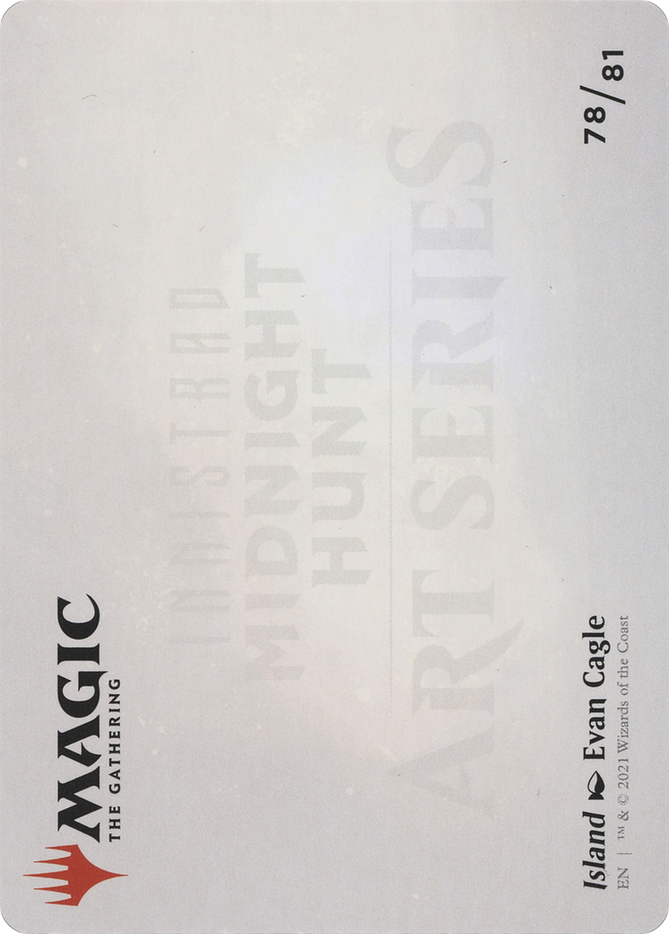 Island // Island (AMID-078) - Midnight Hunt Art Series (Borderless) - Premium MTG Single from Wizards of the Coast - Just $0! Shop now at Game Crave Tournament Store