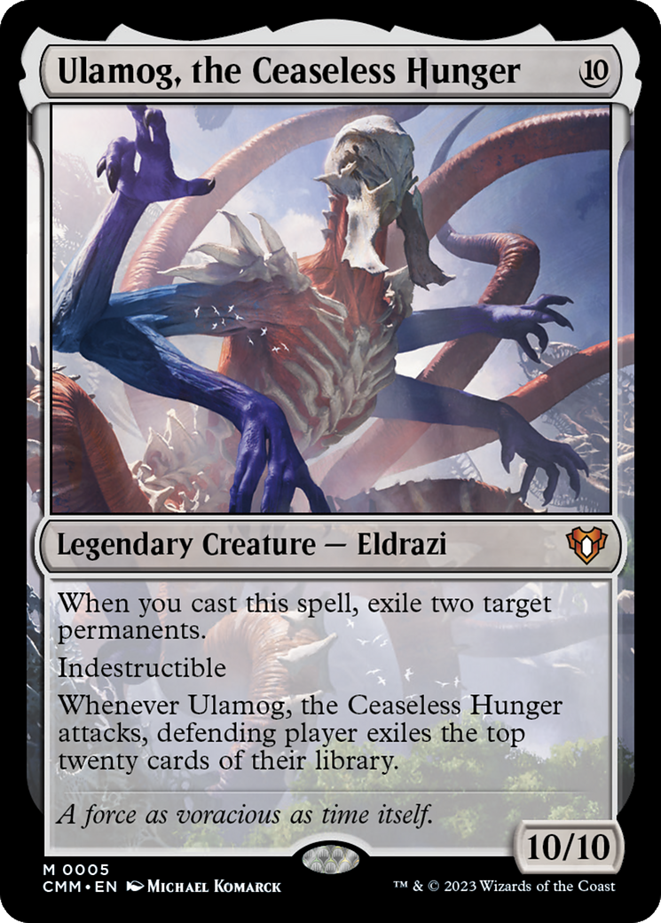Ulamog, the Ceaseless Hunger (CMM-005) - Commander Masters - Premium MTG Single from Wizards of the Coast - Just $4.50! Shop now at Game Crave Tournament Store