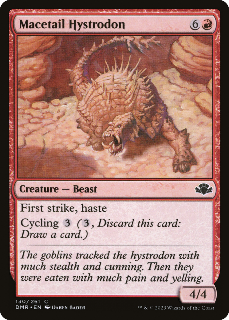Macetail Hystrodon (DMR-130) - Dominaria Remastered - Premium MTG Single from Wizards of the Coast - Just $0.08! Shop now at Game Crave Tournament Store
