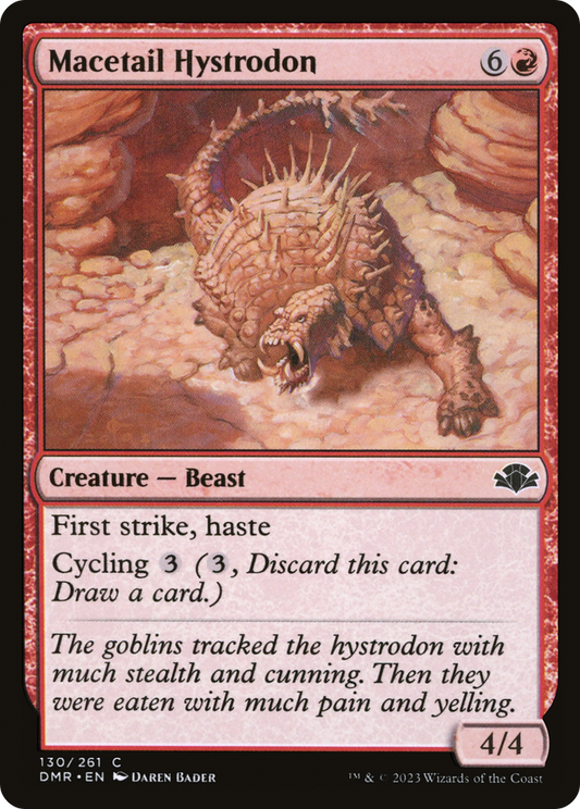 Macetail Hystrodon (DMR-130) - Dominaria Remastered - Premium MTG Single from Wizards of the Coast - Just $0.08! Shop now at Game Crave Tournament Store