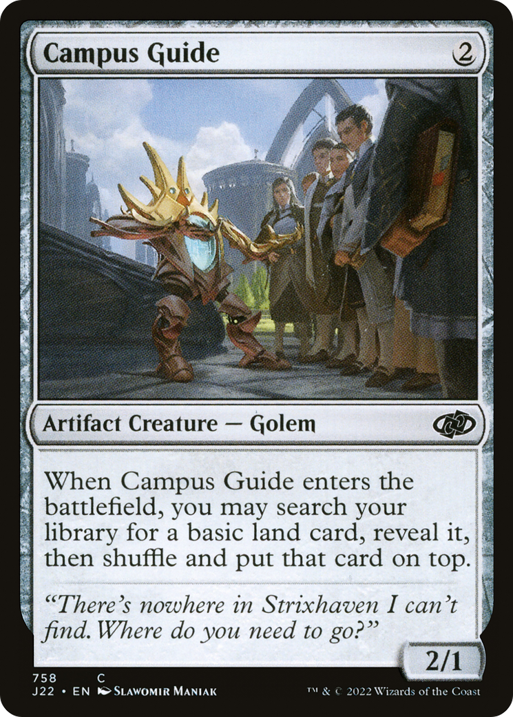 Campus Guide (J22-758) - Jumpstart 2022 - Premium MTG Single from Wizards of the Coast - Just $0.08! Shop now at Game Crave Tournament Store