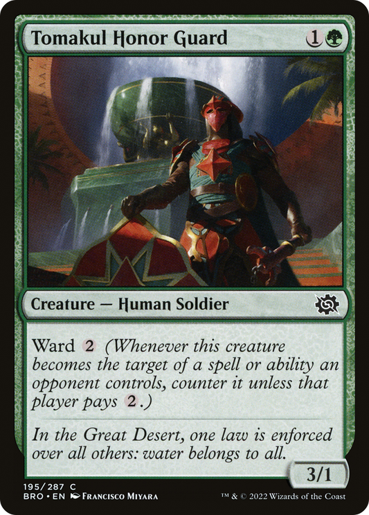 Tomakul Honor Guard (BRO-195) - The Brothers' War - Premium MTG Single from Wizards of the Coast - Just $0.08! Shop now at Game Crave Tournament Store