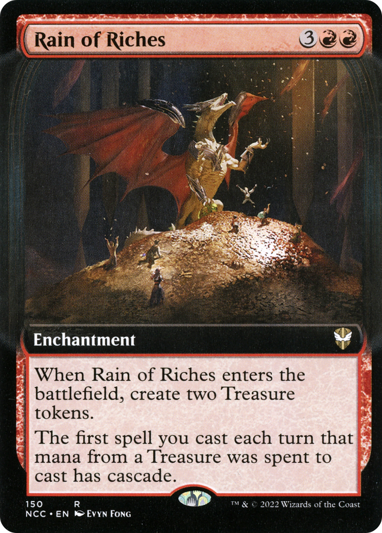 Rain of Riches (NCC-150) - New Capenna Commander: (Extended Art) - Premium MTG Single from Wizards of the Coast - Just $1.01! Shop now at Game Crave Tournament Store