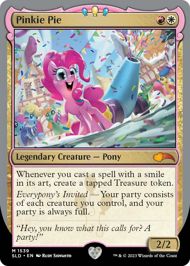 Pinkie Pie (SLD-1539) - Secret Lair Drop Foil - Premium MTG Single from Wizards of the Coast - Just $6.41! Shop now at Game Crave Tournament Store