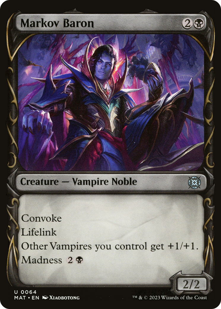 Markov Baron (MAT-064) - March of the Machine: The Aftermath: (Showcase) - Premium MTG Single from Wizards of the Coast - Just $0.08! Shop now at Game Crave Tournament Store