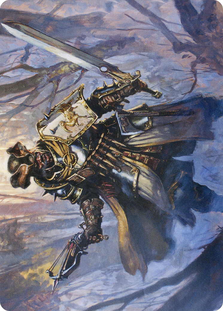 Brutal Cathar // Brutal Cathar (AMID-013) - Midnight Hunt Art Series (Borderless) - Premium MTG Single from Wizards of the Coast - Just $0! Shop now at Game Crave Tournament Store