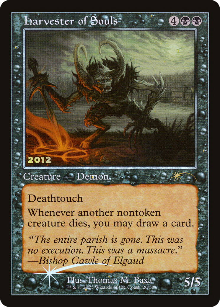 Harvester of Souls (P30A-020) - 30th Anniversary Play Promos Foil - Premium MTG Single from Wizards of the Coast - Just $0.18! Shop now at Game Crave Tournament Store