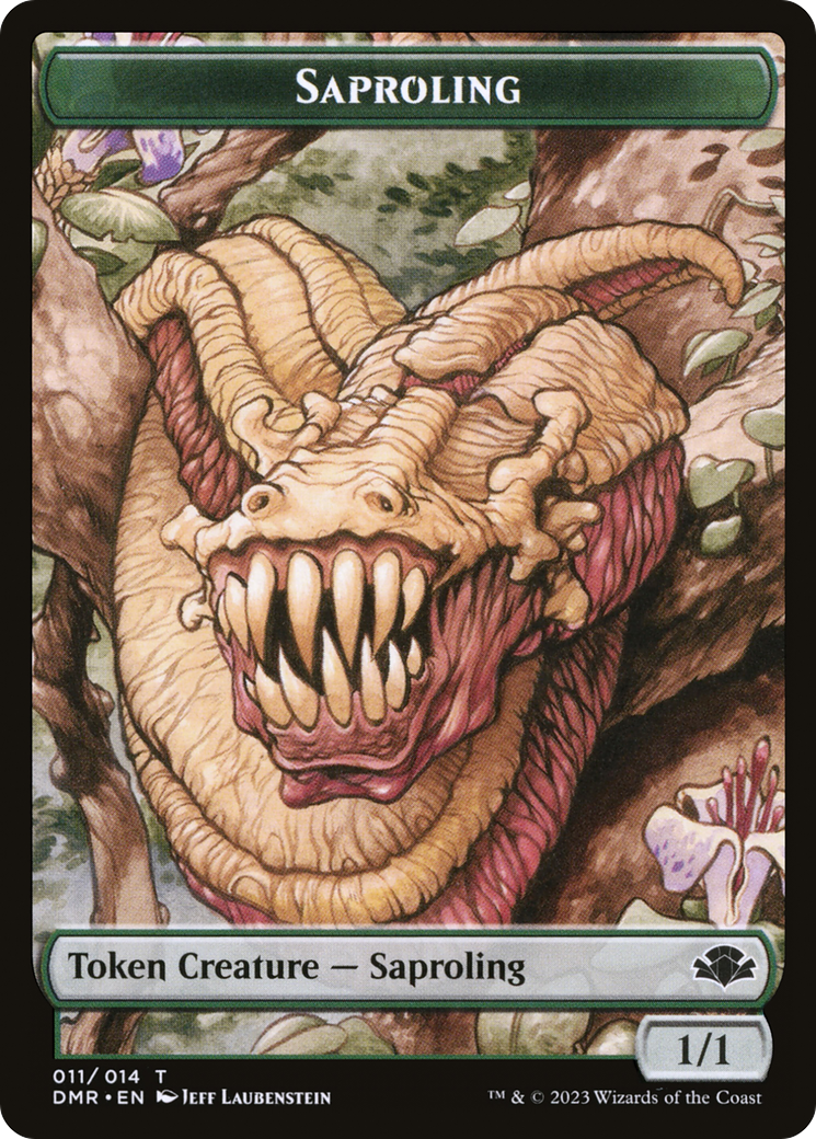 Saproling (TDMR-011) - Dominaria Remastered Tokens - Premium MTG Single from Wizards of the Coast - Just $0! Shop now at Game Crave Tournament Store