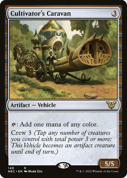 Cultivator's Caravan (NEC-149) - Neon Dynasty Commander - Premium MTG Single from Wizards of the Coast - Just $0.08! Shop now at Game Crave Tournament Store