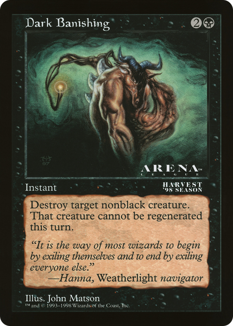Dark Banishing (OLEP-056) - Oversized League Prizes - Premium MTG Single from Wizards of the Coast - Just $0! Shop now at Game Crave Tournament Store