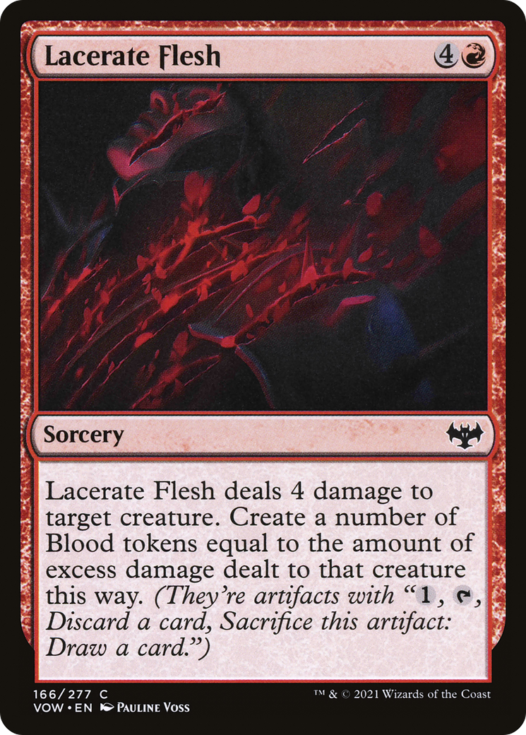 Lacerate Flesh (VOW-166) - Innistrad: Crimson Vow - Premium MTG Single from Wizards of the Coast - Just $0.08! Shop now at Game Crave Tournament Store