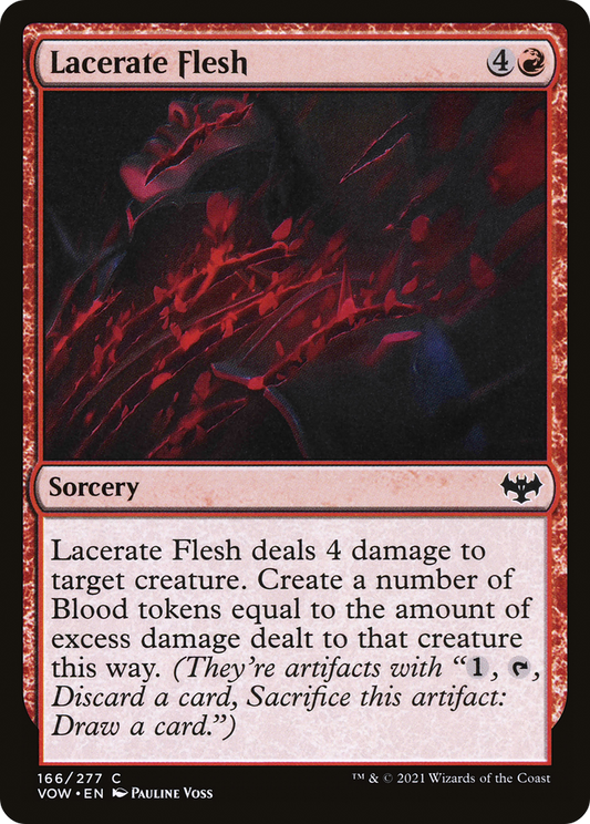 Lacerate Flesh (VOW-166) - Innistrad: Crimson Vow - Premium MTG Single from Wizards of the Coast - Just $0.08! Shop now at Game Crave Tournament Store