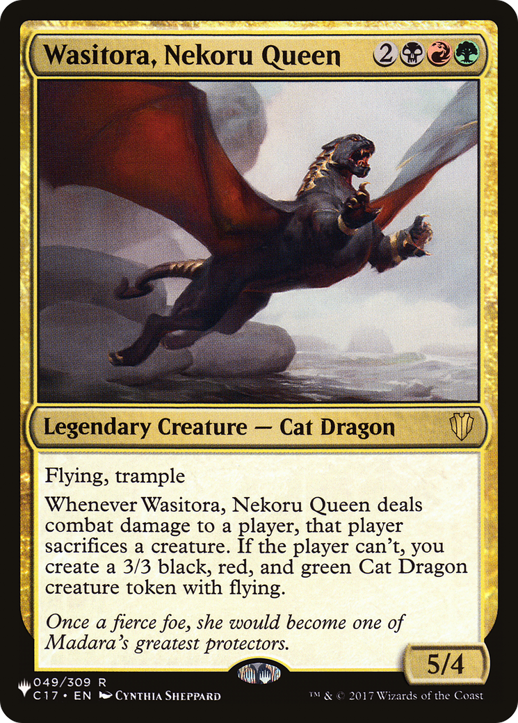 Wasitora, Nekoru Queen (PLIST-740) - The List - Premium MTG Single from Wizards of the Coast - Just $0.34! Shop now at Game Crave Tournament Store