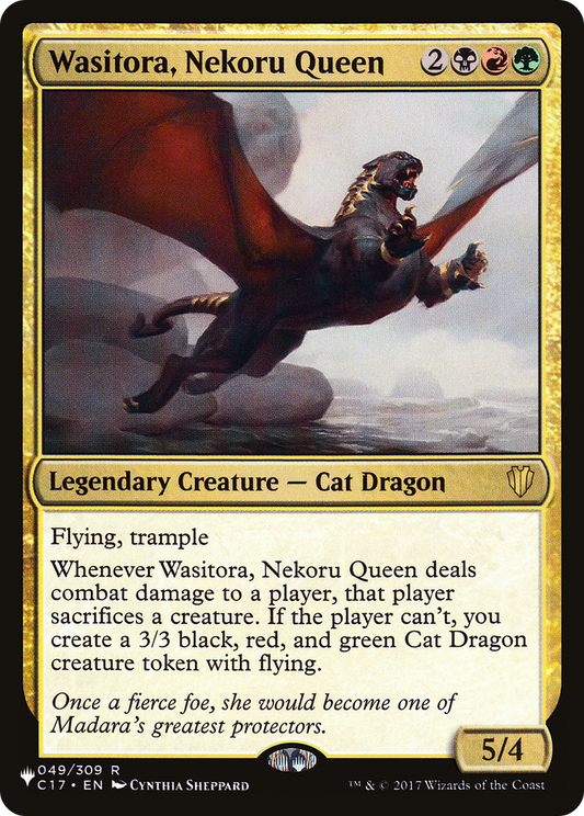 Wasitora, Nekoru Queen (PLIST-740) - The List - Premium MTG Single from Wizards of the Coast - Just $0.34! Shop now at Game Crave Tournament Store