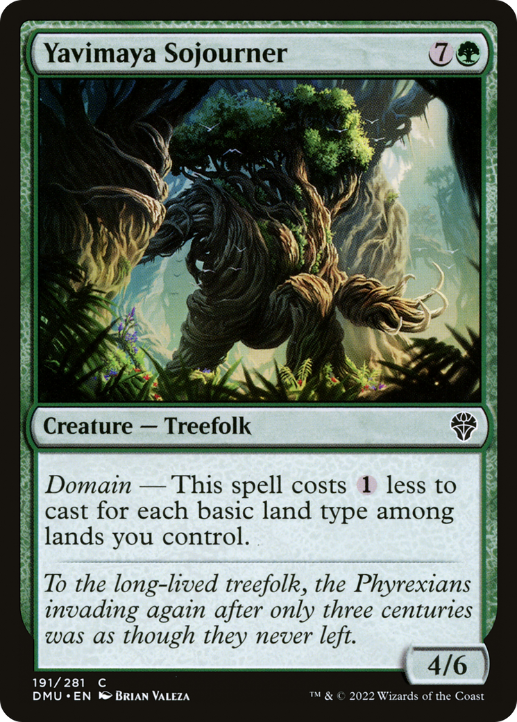 Yavimaya Sojourner (DMU-191) - Dominaria United - Premium MTG Single from Wizards of the Coast - Just $0.08! Shop now at Game Crave Tournament Store