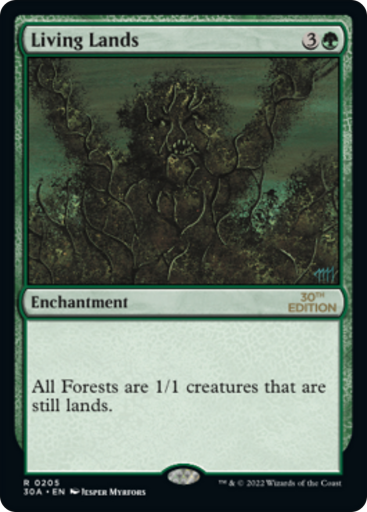 Living Lands (30A-205) - 30th Anniversary Edition - Premium MTG Single from Wizards of the Coast - Just $12.25! Shop now at Game Crave Tournament Store