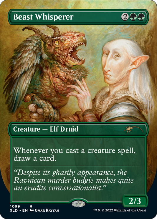 Beast Whisperer (SLD-1099) - Secret Lair Drop (Borderless) Foil - Premium MTG Single from Wizards of the Coast - Just $4.07! Shop now at Game Crave Tournament Store