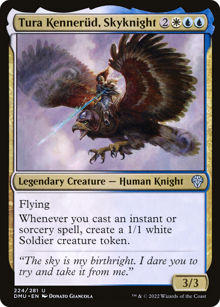 Tura Kennerüd, Skyknight (DMU-224) - Dominaria United - Premium MTG Single from Wizards of the Coast - Just $0.08! Shop now at Game Crave Tournament Store