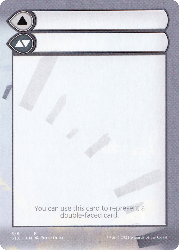 Double-Faced Substitute Card (SSTX-003) - Strixhaven: School of Mages Substitute Cards - Premium MTG Single from Wizards of the Coast - Just $0! Shop now at Game Crave Tournament Store