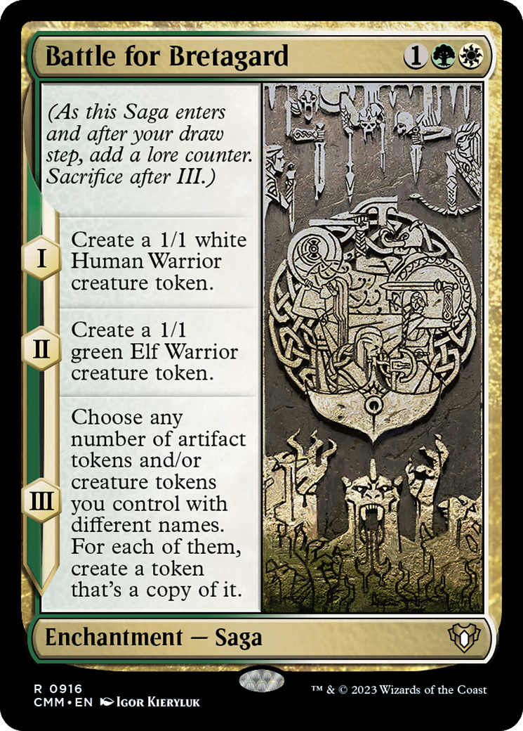 Battle for Bretagard (CMM-916) - Commander Masters - Premium MTG Single from Wizards of the Coast - Just $0.08! Shop now at Game Crave Tournament Store
