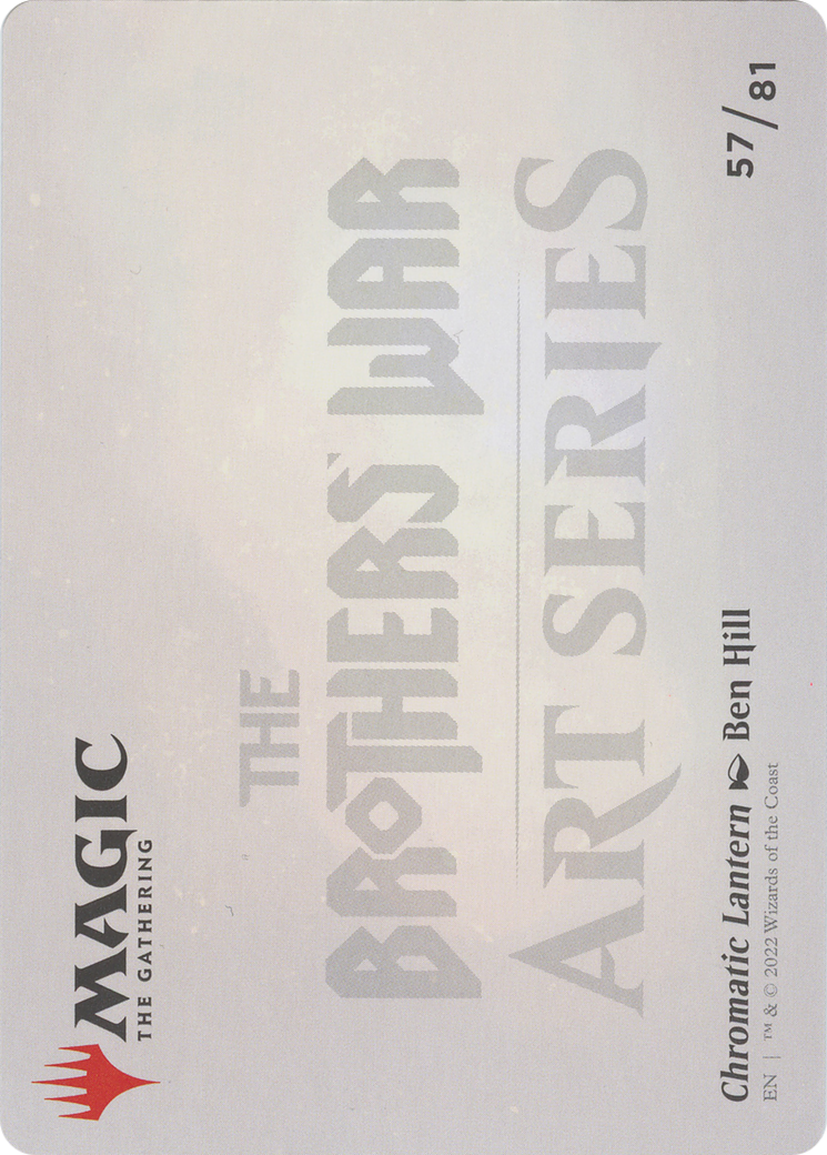 Chromatic Lantern // Chromatic Lantern (ABRO-057) - The Brothers' War Art Series (Borderless) Foil - Premium MTG Single from Wizards of the Coast - Just $0! Shop now at Game Crave Tournament Store