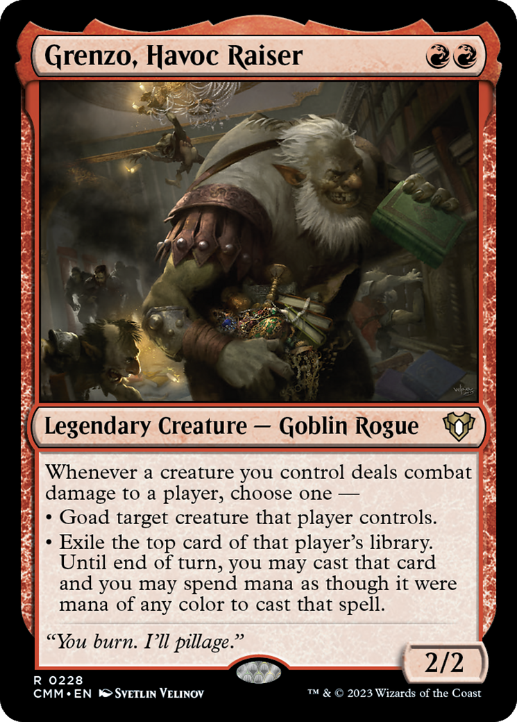 Grenzo, Havoc Raiser (CMM-228) - Commander Masters - Premium MTG Single from Wizards of the Coast - Just $0.08! Shop now at Game Crave Tournament Store