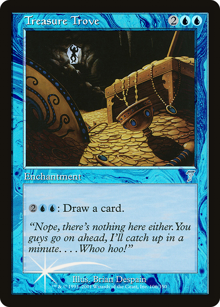 Treasure Trove (7ED-106★) - Seventh Edition Foil - Premium MTG Single from Wizards of the Coast - Just $1.04! Shop now at Game Crave Tournament Store