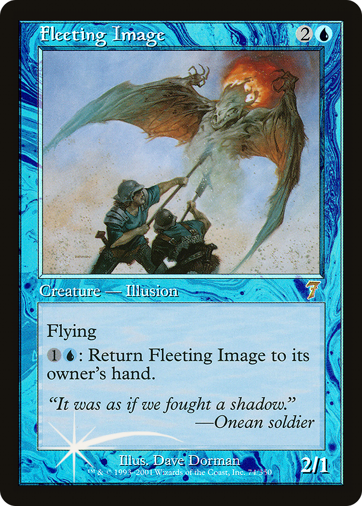 Fleeting Image (7ED-74★) - Seventh Edition Foil - Premium MTG Single from Wizards of the Coast - Just $0.25! Shop now at Game Crave Tournament Store