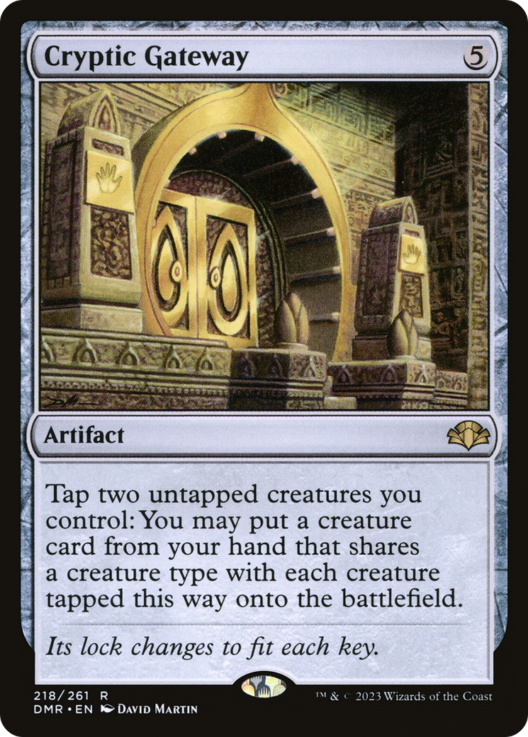 Cryptic Gateway (DMR-218) - Dominaria Remastered - Premium MTG Single from Wizards of the Coast - Just $0.26! Shop now at Game Crave Tournament Store